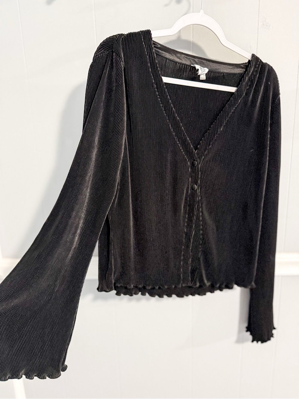 Princess Polly Marie Black Long Sleeve Top - Picture 2 of 6
